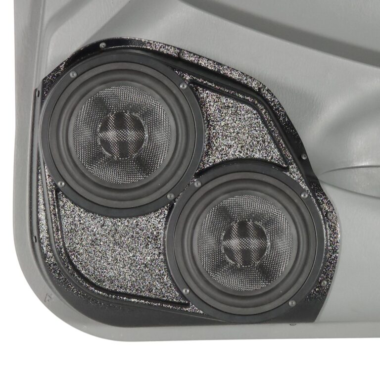 center ortho Speaker Upgrade for the Front Door of your 2005-2008 Toyota Tacoma. Easy installation of a Dual 6.5" Midrange for the most powerful car stereo possible.