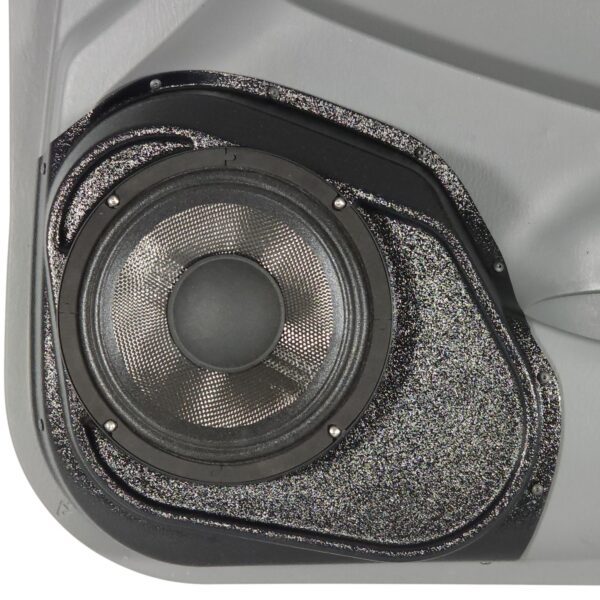 center ortho Speaker Upgrade for the Front Door of your 2005-2008 Toyota Tacoma. Easy installation of a Single 8" Midrange for the most powerful car stereo possible.