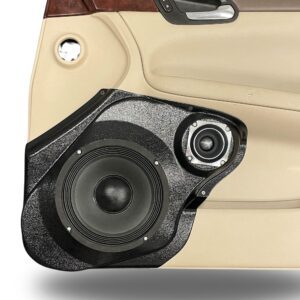 center ortho Speaker Upgrade for the Front Door of your 2006-2015 Chevrolet Impala. Easy installation of a 8" and 3.5" Super Tweeter for the most powerful car stereo possible.