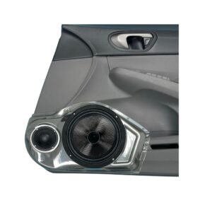 center ortho Speaker Upgrade for the Front Door of your 2006-2011 Honda Civic Sedan. Easy installation of a 8" and 3.5" Super Tweeter for the most powerful car stereo possible.