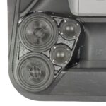 center ortho Speaker Upgrade for the Front Door of your 2007-2013 Toyota Tundra. Easy installation of a Dual 6.5" Midrange and Dual 3.5" Super Tweeter for the most powerful car stereo possible.
