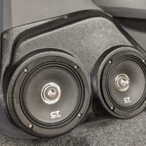 center ortho Speaker Upgrade for the Front Door of your 2008-2010 Dodge Charger. Easy installation of a Dual 6.5" Midrange for the most powerful car stereo possible.