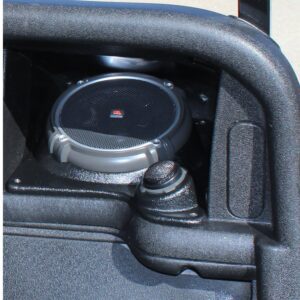 center ortho Speaker Upgrade for the Dash of your 2008-2022 EZGo RXV, 2FIVE Golf Cart. Easy installation of a 6.5" Component Set for the most powerful car stereo possible.