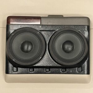 center ortho Speaker Upgrade for the Rear Door of your 2010-2016 Ford F250, F350. Easy installation of a Dual 8" Midrange for the most powerful car stereo possible.