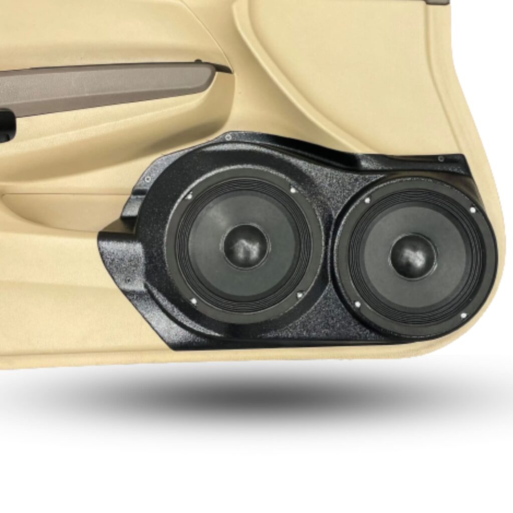 center ortho Speaker Upgrade for the Front Door of your 2008-2012 Honda Accord Sedan. Easy installation of a Dual 6.5" Midrange for the most powerful car stereo possible.