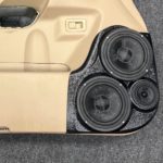 center ortho Speaker Upgrade for the Front Door of your 2008-2010 Nissan Armada, Infiniti QX56. Easy installation of a Dual 6.5" Midrange and Single 3.5" Super Tweeter for the most powerful car stereo possible.