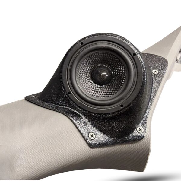 center ortho Speaker Upgrade for the A-Pillar of your 2017-2020 Ford F250, F350. Easy installation of a Single 3.5" Speaker or Tweeter for the most powerful car stereo possible.