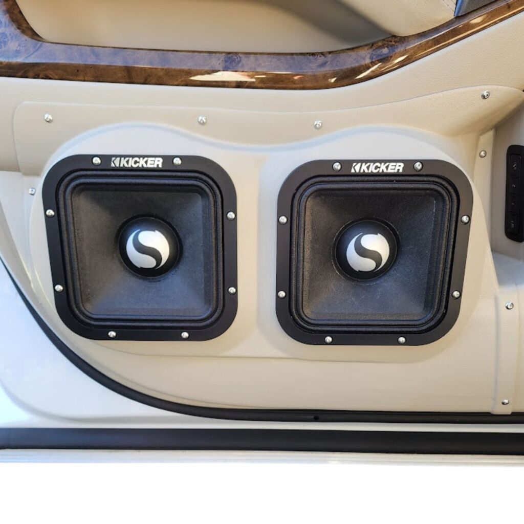 center ortho Speaker Upgrade for the Front Door of your 2015-2020 Chevrolet Tahoe, Suburban, GMC Yukon. Easy installation of a Dual 7" Square Midrange for the most powerful car stereo possible.