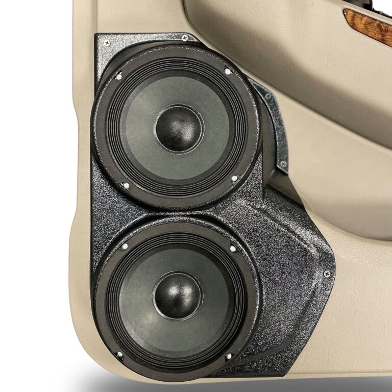 center ortho Speaker Upgrade for the Rear Door of your 2015-2020 Chevrolet Tahoe, Suburban, GMC Yukon. Easy installation of a Dual 6.5" Midrange for the most powerful car stereo possible.