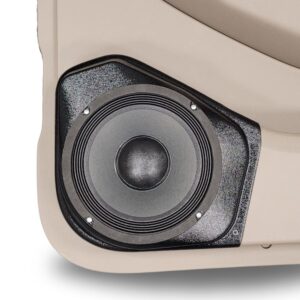 center ortho Speaker Upgrade for the Rear Door of your 2015-2020 Chevrolet Tahoe, Suburban, GMC Yukon. Easy installation of a Single 8" Midrange for the most powerful car stereo possible.