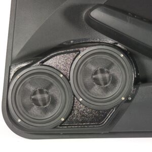 center ortho Speaker Upgrade for the Front Door of your 2021-2024 Honda Civic. Easy installation of a Dual 6.5" Midrange for the most powerful car stereo possible.