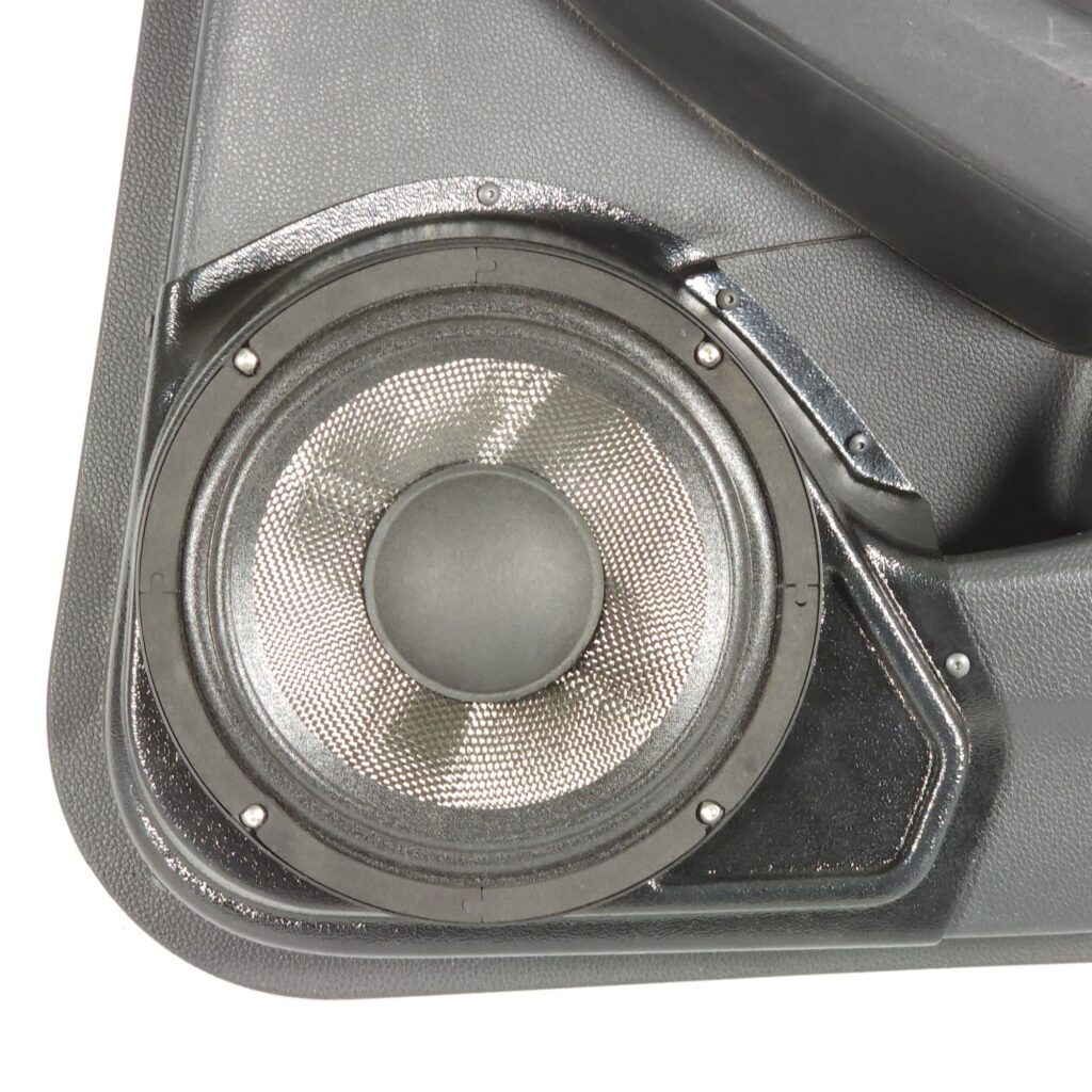 center ortho Speaker Upgrade for the Rear Door of your 2021-2024 Honda Civic. Easy installation of a Single 8" Midrange for the most powerful car stereo possible.