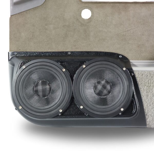 center ortho Speaker Upgrade for the Front Door of your 1990-1994 Chevrolet C/K Silverado, GMC Sierra. Easy installation of a Dual 6.5" Midrange for the most powerful car stereo possible.