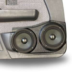 center ortho Speaker Upgrade for the Front Door of your 1996-2000 Toyota Tacoma. Easy installation of a Dual 6.5" Midrange for the most powerful car stereo possible.