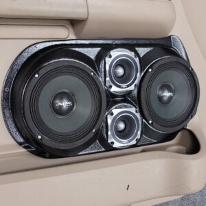 left 1 Speaker Upgrade for the Front Door of your 2003-2006 Ford Expedition. Easy installation of a Dual 6.5" Midrange and Dual 3.5" Super Tweeter for the most powerful car stereo possible.