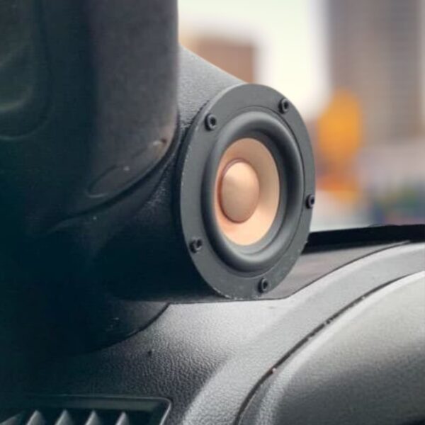 left 1 Speaker Upgrade for the A-Pillar of your 2009-2018 Dodge Ram 1500, 2500. 2019-2024 Dodge Ram 2500, 1500 Classic. Easy installation of a Single 3.5" Speaker or Tweeter for the most powerful car stereo possible.