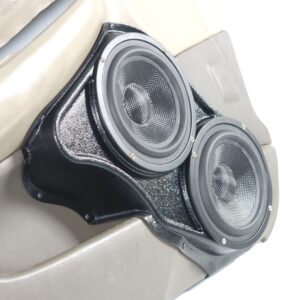 left ortho Speaker Upgrade for the Front Door of your 1998-2002 Honda Accord Sedan. Easy installation of a Dual 6.5" Midrange for the most powerful car stereo possible.