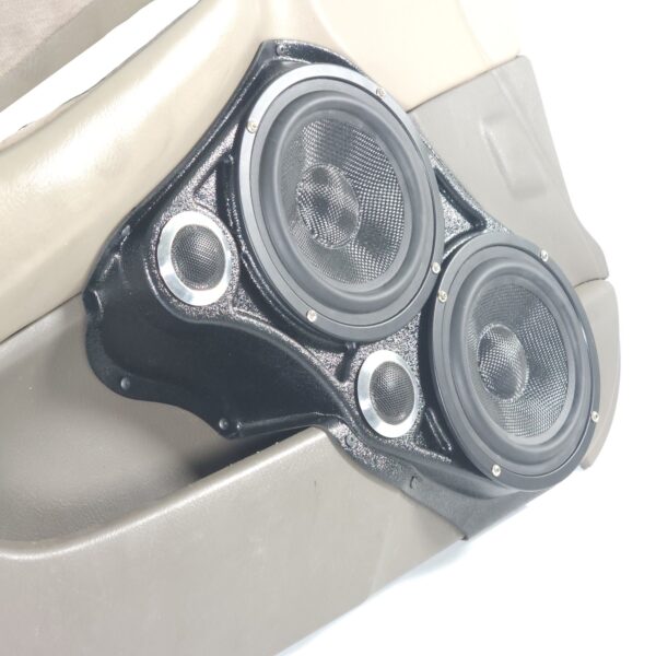 left ortho Speaker Upgrade for the Front Door of your 1998-2002 Honda Accord Sedan. Easy installation of a Dual 6.5" Midrange and Dual Tweeter for the most powerful car stereo possible.