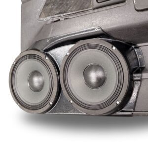 right 1 Speaker Upgrade for the Front Door of your 2003-2008 Ford Crown Victoria, Mercury Grand Marquis, Marauder. Easy installation of a Dual 8" Midrange for the most powerful car stereo possible.