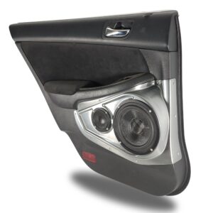 right full Speaker Upgrade for the Rear Door of your 2003-2007 Honda Accord Sedan. Easy installation of a 6.5" and 3.5" Midrange or Tweeter for the most powerful car stereo possible.