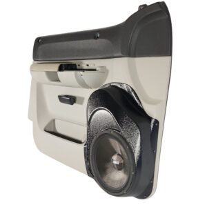 right full Speaker Upgrade for the Front Door of your 2007-2009 Chevrolet Silverado, GMC Sierra. Easy installation of a Single 10" Midrange for the most powerful car stereo possible.