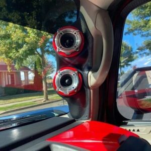 right ortho Speaker Upgrade for the A-Pillar of your 2004-2007 Hummer H2. Easy installation of a Dual 3.5" Speaker for the most powerful car stereo possible.