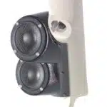 A-Pillar Custom Speaker Pods for the 2007-2009 Cadillac Escalade Chevrolet Avalanche Tahoe Silverado Suburban GMC Yukon Sierra to hold Dual 3.5 in speakers for car audio installation upgrade