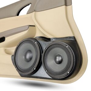 right ortho Speaker Upgrade for the Front Door of your 2008-2012 Honda Accord Sedan. Easy installation of a 8" and 6.5" Midrange for the most powerful car stereo possible.