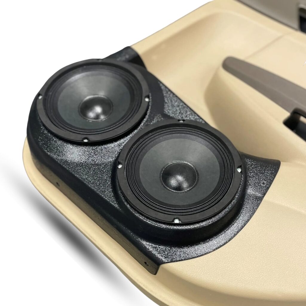 right ortho Speaker Upgrade for the Rear Door of your 2008-2012 Honda Accord Sedan. Easy installation of a Dual 6.5" Midrange for the most powerful car stereo possible.