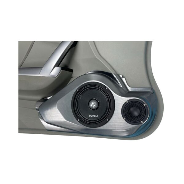 right ortho Speaker Upgrade for the Front Door of your 2012-2015 Honda Civic Coupe. Easy installation of a 6.5" and 3.5" Midrange or Tweeter for the most powerful car stereo possible.