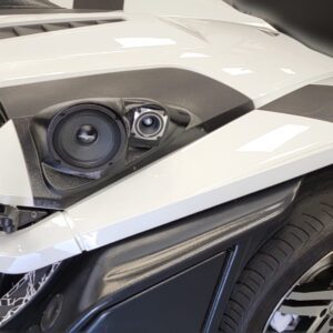 right ortho Speaker Upgrade for the Hood of your 2015-2021 Polaris Slingshot. Easy installation of a 6.5" and 3.5" Midrange or Tweeter for the most powerful car stereo possible.