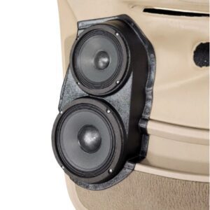 right ortho Speaker Upgrade for the Front Door of your 1998-2002 Ford Expedition. Easy installation of a 8" and 6.5" Midrange for the most powerful car stereo possible.