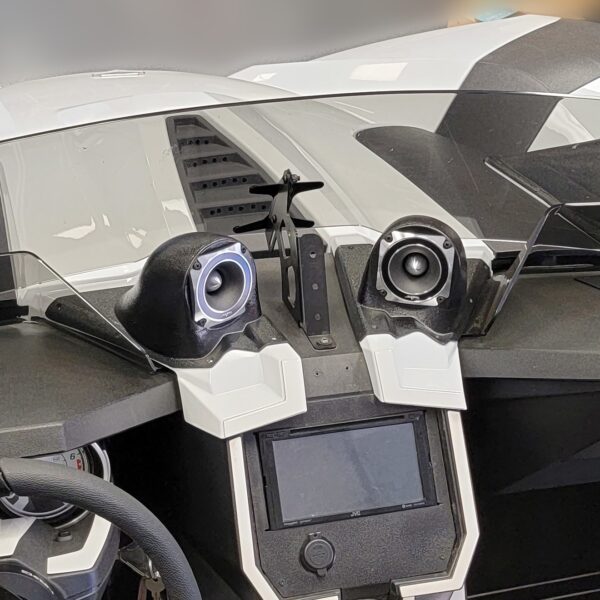 test image Speaker Upgrade for the Dash of your 2015-2021 Polaris Slingshot. Easy installation of a Single 3.5" Speaker or Tweeter for the most powerful car stereo possible.