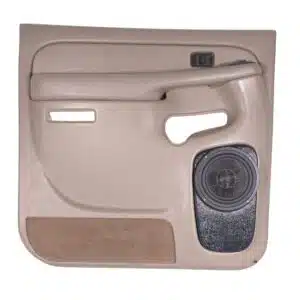 Rear Door Custom Speaker Pods for the 2000-2006 Cadillac Escalade Chevrolet Avalanche Silverado Tahoe Suburban GMC Sierra Yukon to hold 6.5 in speakers for car audio installation upgrade