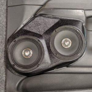 top center Speaker Upgrade for the Front Door of your 2002-2005 Dodge Ram. Easy installation of a Dual 6.5" Midrange for the most powerful car stereo possible.