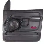 Front Door Custom Speaker Pods for the 2002-2005 Dodge Ram to hold 8.0 in speakers for car audio installation upgrade