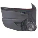 Front Door Custom Speaker Pods for the 2008-2012 Chevrolet Malibu to hold 8.0 in speakers for car audio installation upgrade