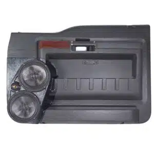 Front Door Custom Speaker Pods for the 2008-2009 Ford F-250F-350 to hold Dual 8.0 in and 2.0 in speakers for car audio installation upgrade
