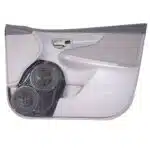 Front Door Custom Speaker Pods for the 2009-2013 Toyota Corolla to hold Dual 6.5 in speakers for car audio installation upgrade