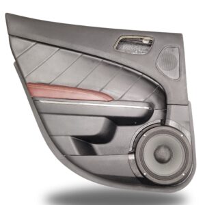 top center Speaker Upgrade for the Rear Door of your 2011-2023 Dodge Charger, Chrysler 300. Easy installation of a Single 8" Midrange for the most powerful car stereo possible.