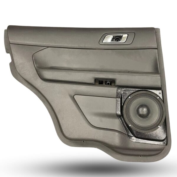 top center Speaker Upgrade for the Rear Door of your 2011-2015 Ford Explorer. Easy installation of a Single 8" Midrange for the most powerful car stereo possible.