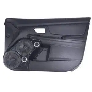 Front Door Custom Speaker Pods for the 12-16Cro Subaru Crosstrek Impreza to hold Dual 6.5 in and Dual 2.0 in speakers for car audio installation upgrade