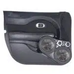 Front Door Custom Speaker Pods for the 2014-2019 Kia Soul to hold Dual 8.0 in and Dual 2.0 in speakers for car audio installation upgrade