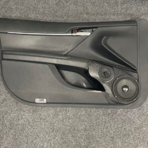 top center Speaker Upgrade for the Front Door of your 2018-2024 Toyota Camry. Easy installation of a 6.5" and 3.5" Midrange or Tweeter for the most powerful car stereo possible.