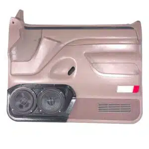 Front Door Custom Speaker Pods for the 1992-1998 Ford Bronco F-150 F-250F-350 to hold Dual 6.5 in speakers for car audio installation upgrade
