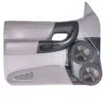 Front Door Custom Speaker Pods for the 1998-2012 Ford Ranger to hold Dual 8.0 in speakers for car audio installation upgrade