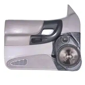 Front Door Custom Speaker Pods for the 1998-2012 Ford Ranger to hold 10.0 in and 3.5 in  speakers for car audio installation upgrade