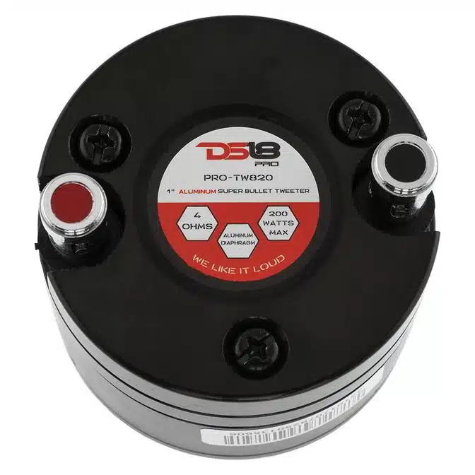 DS18 PRO TW820 1" Super Tweeters High Compression Neodinium Bullet pair - Image 4