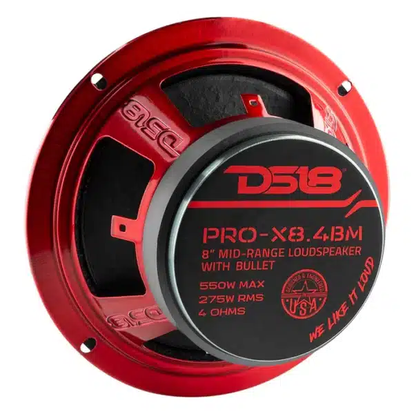 DS18 - PRO-X 8" Mid-Range Bullet Loudspeaker 275 Watts Rms 4-Ohm - Image 4