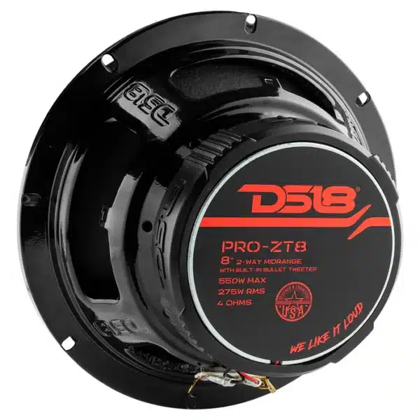 DS18-PRO-ZT8 PRO 8" 2-WAY MIDRANGE WITH BUILT IN BULLET TWEETER 275 RMS - Image 6